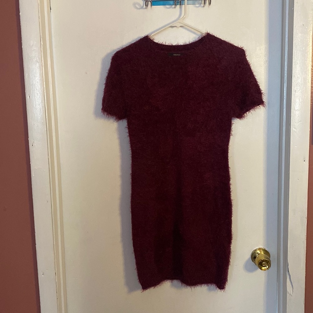 Burgundy forever 21 dress